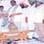 Dr. M.C. Rishi Bishnoi (National President All India Sonia Gandhi Association) with M.P and Central Minister