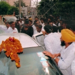 Dr. M.C. Rishi Bishnoi (National President All India Sonia Gandhi Assocation India) recevied by worker of Punjab at Jalandhar